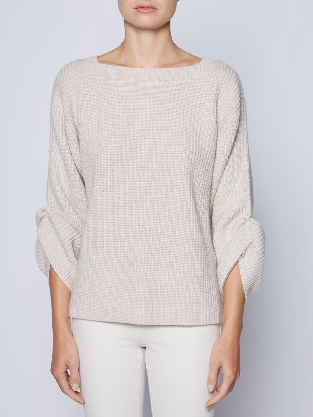 BROCHU WALKER | Reva Boatneck - Nude Beige Melange in XS